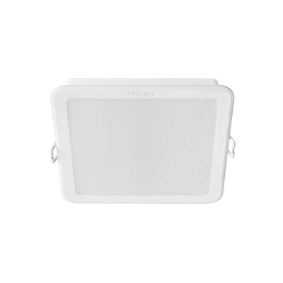 Down-light cuadrado "Meson" blanco 13 W 6500ºK 140X140