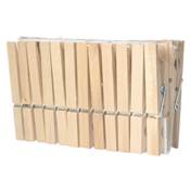 Pack 24 pinzas de madera