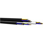 Cable acrílico 0,6-1kV 3X2,5 mm negro en carrete