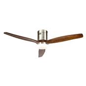 Ventilador de techo con mando 52' motor DC CCT regulable 3 aspas Madera
