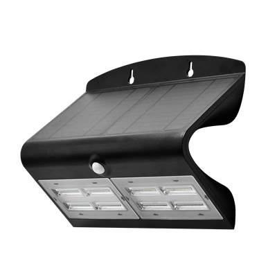 Aplique solar 6,8 W negro