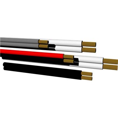 Cable paralelo 2X0,75 mm rojo-negro en carrete
