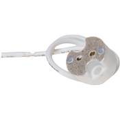 Portalámparas de cerámica 12V con casquillo GU-5,3