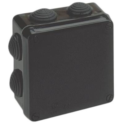 CAJA ESTANCA NEGRA 100 X 100 7 CONOS