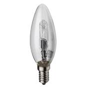 Eco-halógena vela clara E14 42W 230V