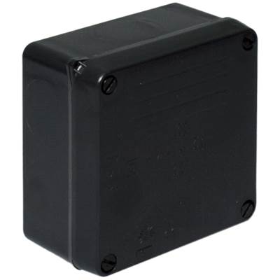 CAJA ESTANCA NEGRA SIN CONOS 100 X 100