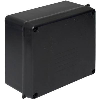 CAJA ESTANCA NEGRA SIN CONOS 160 X 135