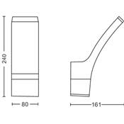 Aplique pared "Splay" led 3000ºK