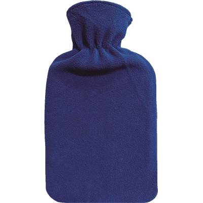 Bolsa de agua caliente lana azul