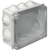 CAJA ESTANCA TAPA TRANSPARENTE 160 X 135 10 CONOS