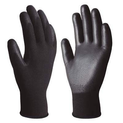 Guante de poliéster y poliuretano talla 6