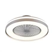 Box fan de techo con luz 20" DC color plata
