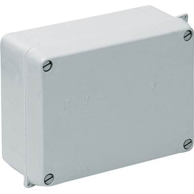 CAJA ESTANCA SIN CONOS 153 X 110 CIERRE TORNILLO GRIS