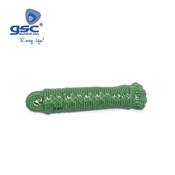 Cuerda de tender cableada 25m - verde