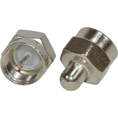 CONECTOR FINAL " F" CON CARGA 75 OHMS METALICO