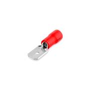 Terminal macho seccion 1,5 mm para toma de 2,8 rojo - bolsa 50 uds