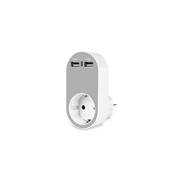 Adaptador con base + 2 USB