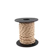 Carrete de cable textil 10 m trenzado 2 X 0,75 mm cobre