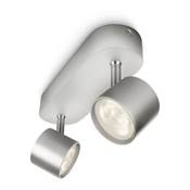 Foco "Star" led 2 X 4,5 W aluminio