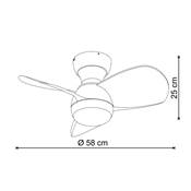 Ventilador techo Arce 3 aspas