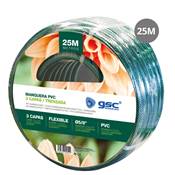 Manguera PVC 25 m Ø5/8"(15 mm) 3 capas antitorsión