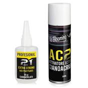 Kit profesional: cianocrilato 50 gr + acelerante