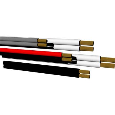 Cable paralelo 2X0,75 mm blanco en carrete