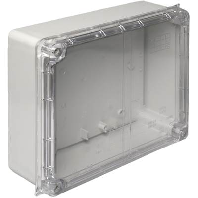 CAJA ESTANCA TAPA TRANSPARENTE SIN CONOS 220 X 170