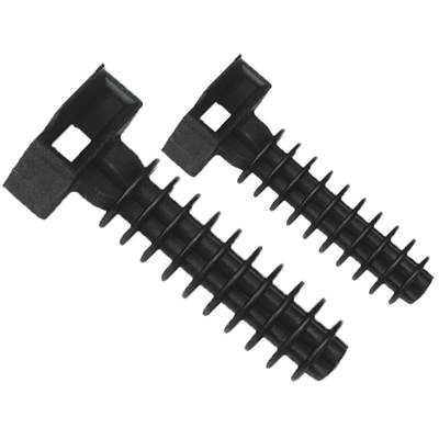 TACO BASE PARA BRIDAS. DIAMETRO 8. NEGRO