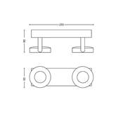 Foco "Clockwork" led 2 X 4,5 W blanco