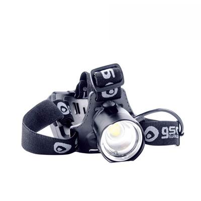 Linterna de cabeza led cob + zom