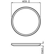 Plafón exterior "Super-Slim" blanco 2700ºK