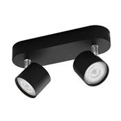 Foco "Star" led 2 X 4,5 W negro