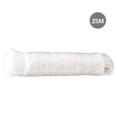 CUERDA DE TENDER CABLEADA 25M - BLANCA