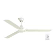 Ventilador techo industrial 56' 3 aspas metal Blanco