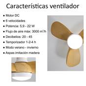 Ventilador techo Arce 3 aspas