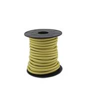 Carrete de cable textil 10 m liso 2 X 0,75 mm champgne