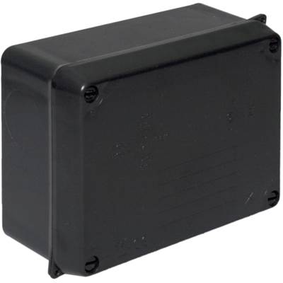 CAJA ESTANCA NEGRA SIN CONOS 153 X 110
