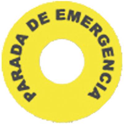 ETIQUETA PARA PARO DE EMERGENCIA.