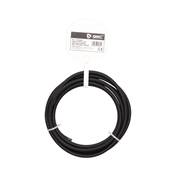 Rollo de cable textil 2,5 m liso 2 X 0,75 mm negro