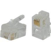 CONECTOR MODULAR 4 VIAS ESTRECHO