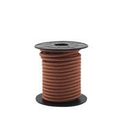 Carrete de cable textil 10 m liso 2 X 0,75 mm marron