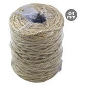 Cuerda de sisal Ø3.0mmx100m lineales 500gr.