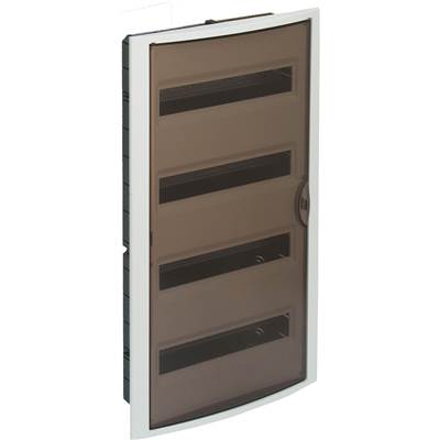 Caja empotrar 56 elementos 4 filas - Puerta ahumada