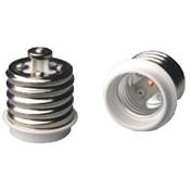 Portalámparas adaptador de E40 A E27.