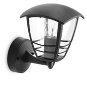 Aplique exterior farol "Creek" negro