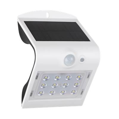 Aplique solar 1,5 W blanco